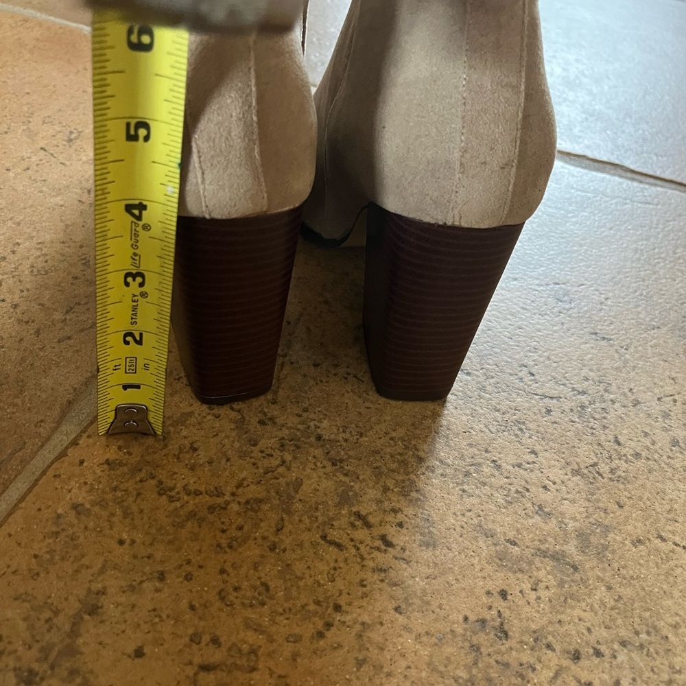 Tan Suede Booties - Picture 4 of 6